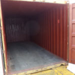 TEU vacio puerto de Hong Kong (Sb)